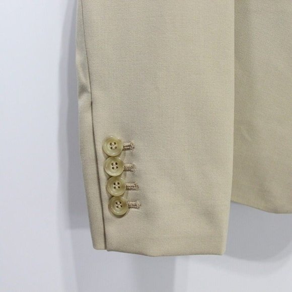 The Limited Collection Beige Suit Blazer Jacket Womens Size 4 Pockets 2 Buttons - Picture 3 of 6